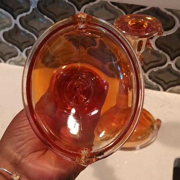 Set of 2 beautiful vintage candle holder - Picture 6 of 9